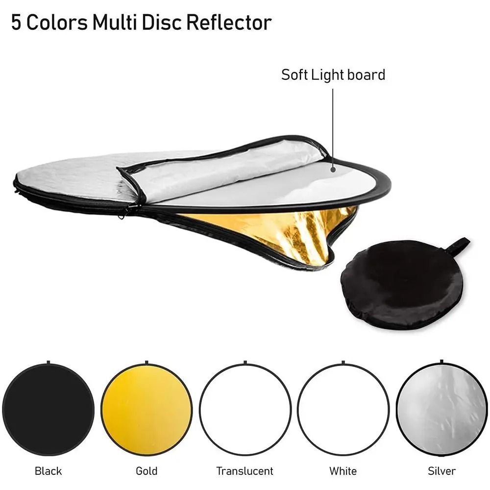 Reflector 5 In 1 110Cm - عاكس 30 سنتيمتر 60 سنتيمتر 80