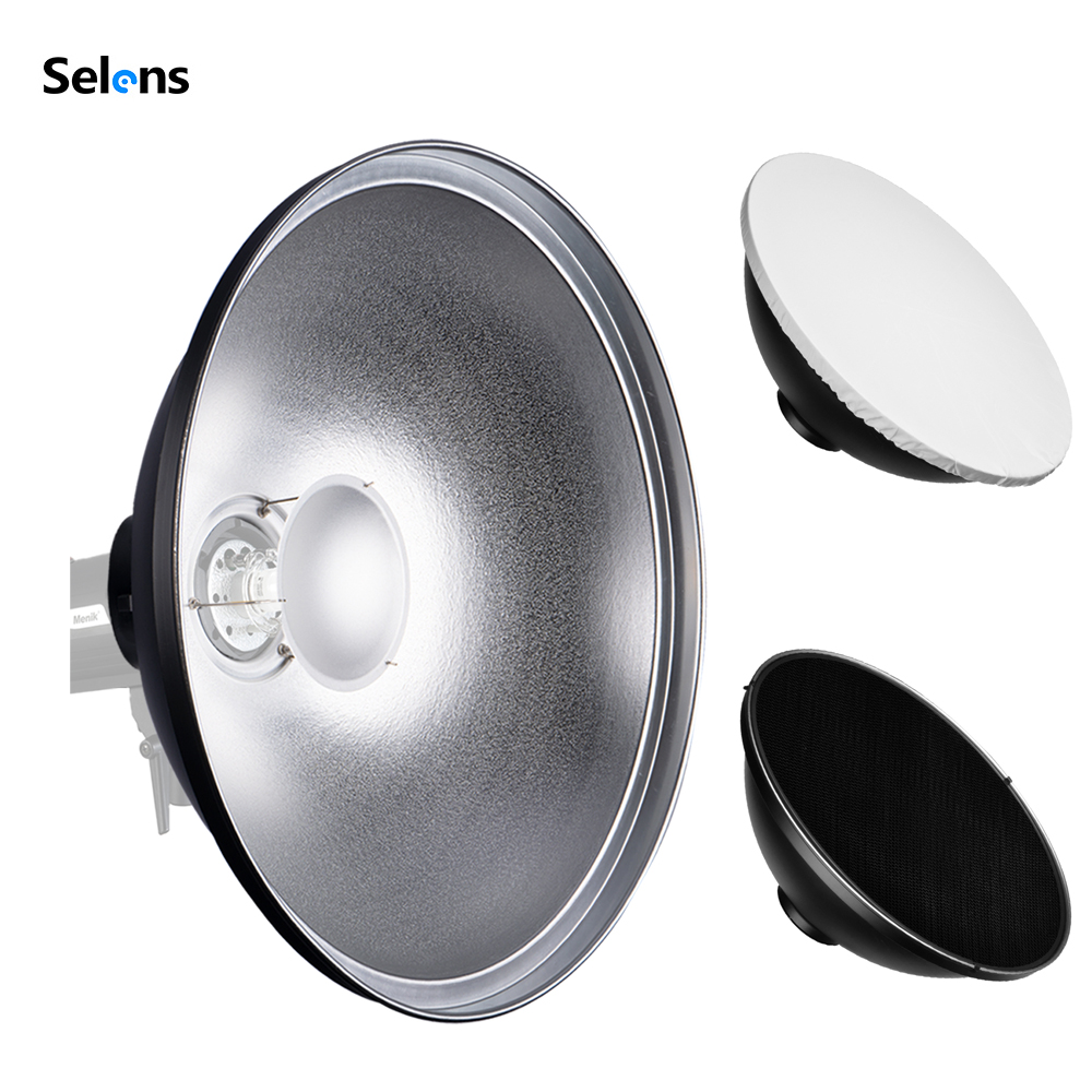Beauty Dish 55Cm Studio - سيلينز 30/42/55 سم عاكس ضوء بيوتي