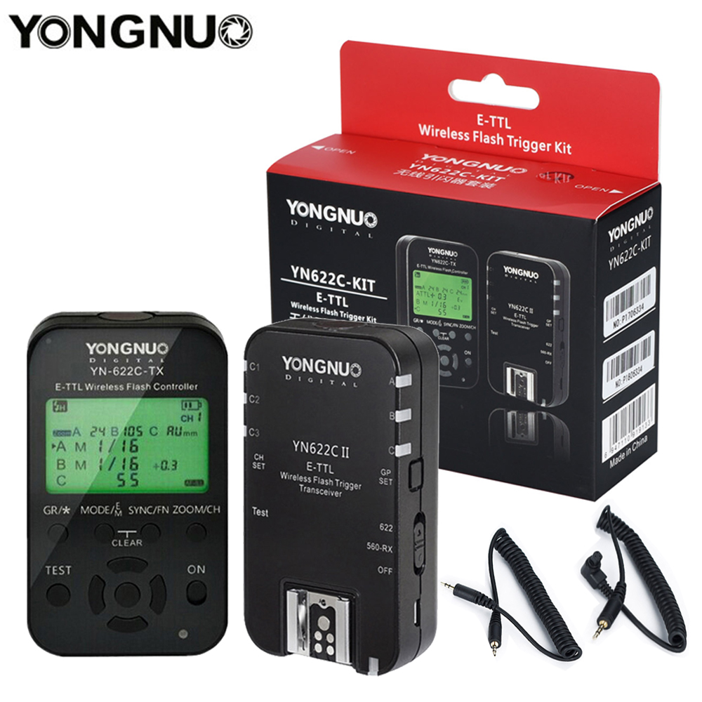 Wireless Flash Trigger 2.4G - Yongnuo YN622C-TX الارسال YN622C II استقبال