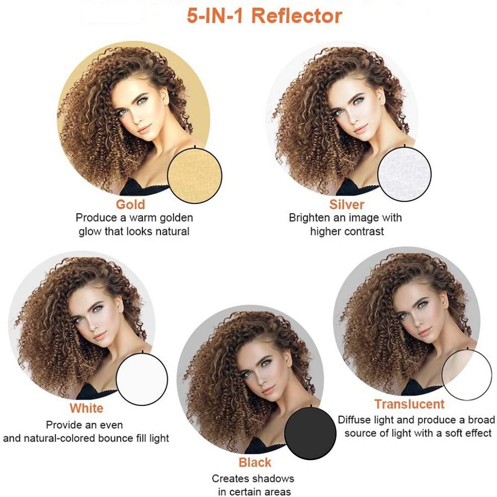 Reflector 5 In 1 110Cm - استوديو تصوير محمول 5 في 1