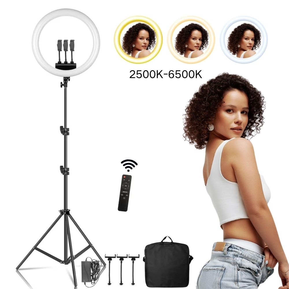 Ring Light 18 Inch Studio - 18 بوصة LED حلقة الضوء مع