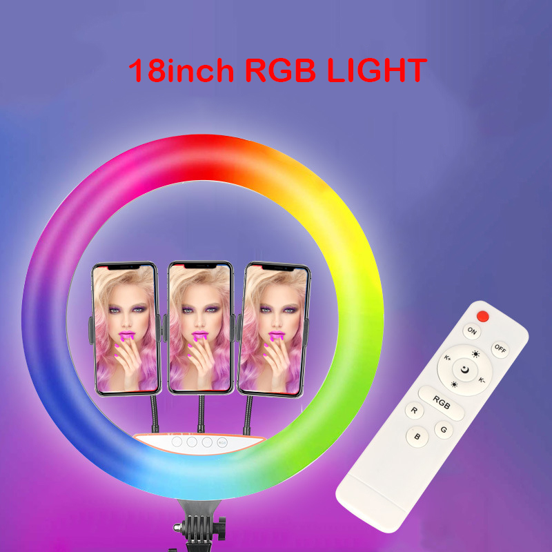 Ring Light 18 Inch Studio - ضوء حلقي RGB مقاس 18 بوصة