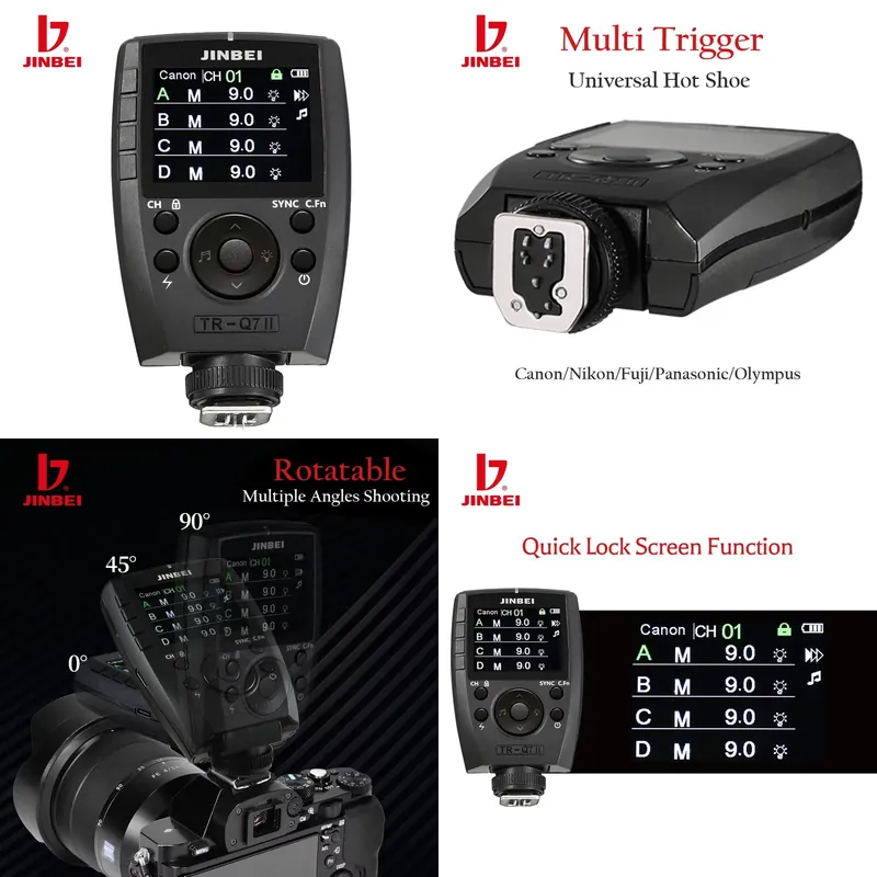 Wireless Flash Trigger 2.4G - جهاز تحكم لاسلكي 2.4G TTL لتفعيل