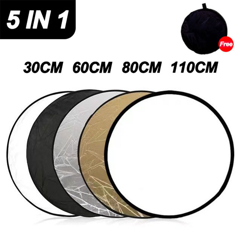 Reflector 5 In 1 110Cm - 5 في 1 عاكسات مستديرة قابلة