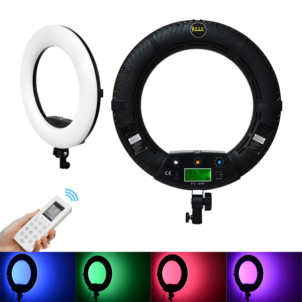 Ring Light 18 Inch Studio - المهنية RGB مصباح مصمم على شكل