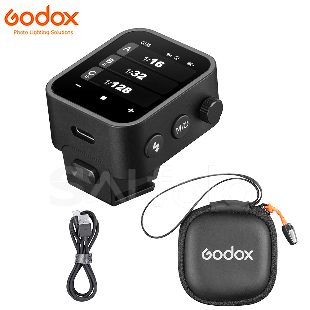 Wireless Flash Trigger 2.4G - Godox X3 شاشة تعمل باللمس شحن