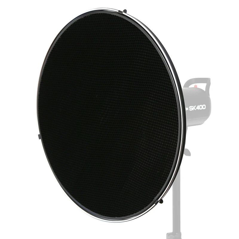 طبق تجميل فضي مقاس 55 سم 22 ست - مراجعة Beauty Dish 55Cm Studio وسعره
