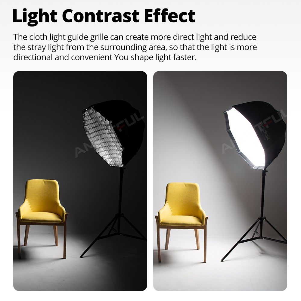 غودوكس SB-UE 120 سم 95 سم 80 س - مراجعة Softbox 120Cm Octagon وسعره