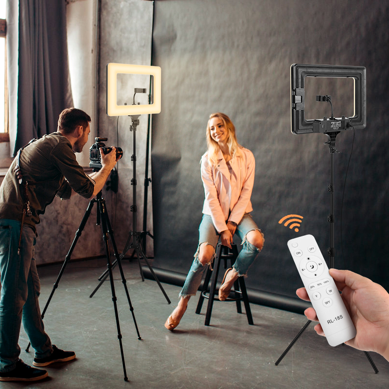 18 بوصة التصوير الدائري الخفيف - مراجعة Ring Light 18 Inch Studio وسعره