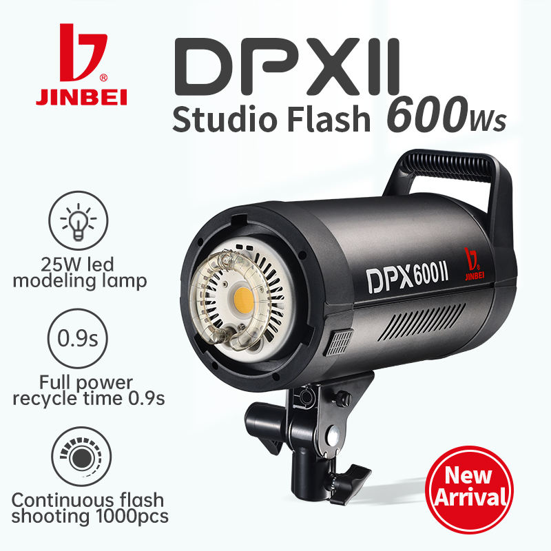 جينبي DPX-600II 600 واط 25 واط - مراجعة Studio Strobe Light 600W وسعره