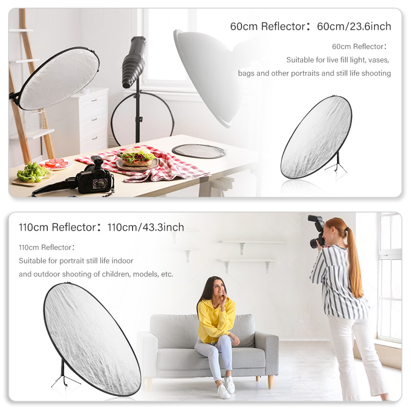 60/110 سنتيمتر 5in1 عاكس مجموع - مراجعة Reflector 5 In 1 110Cm وسعره