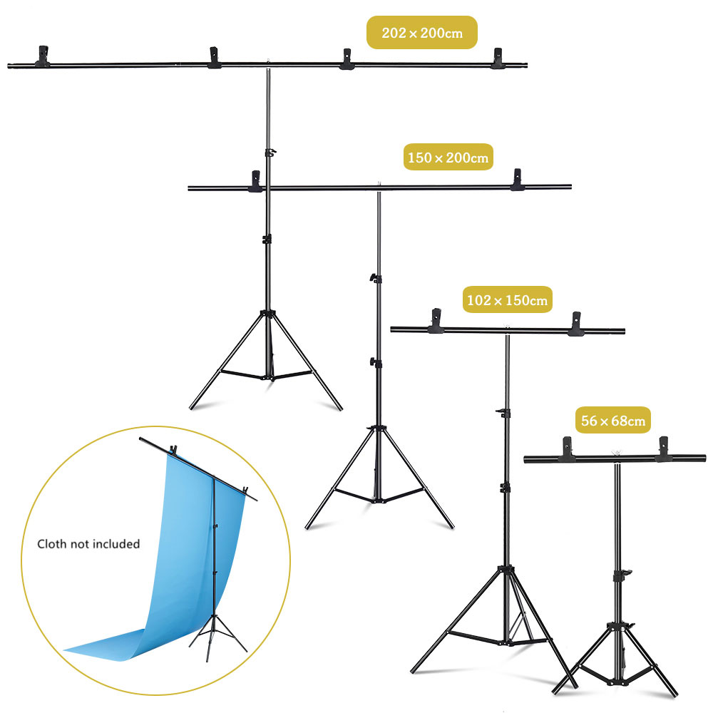 نظام دعم إطار خلفية على شكل حر - مراجعة Photography Backdrop Stand Kit وسعره