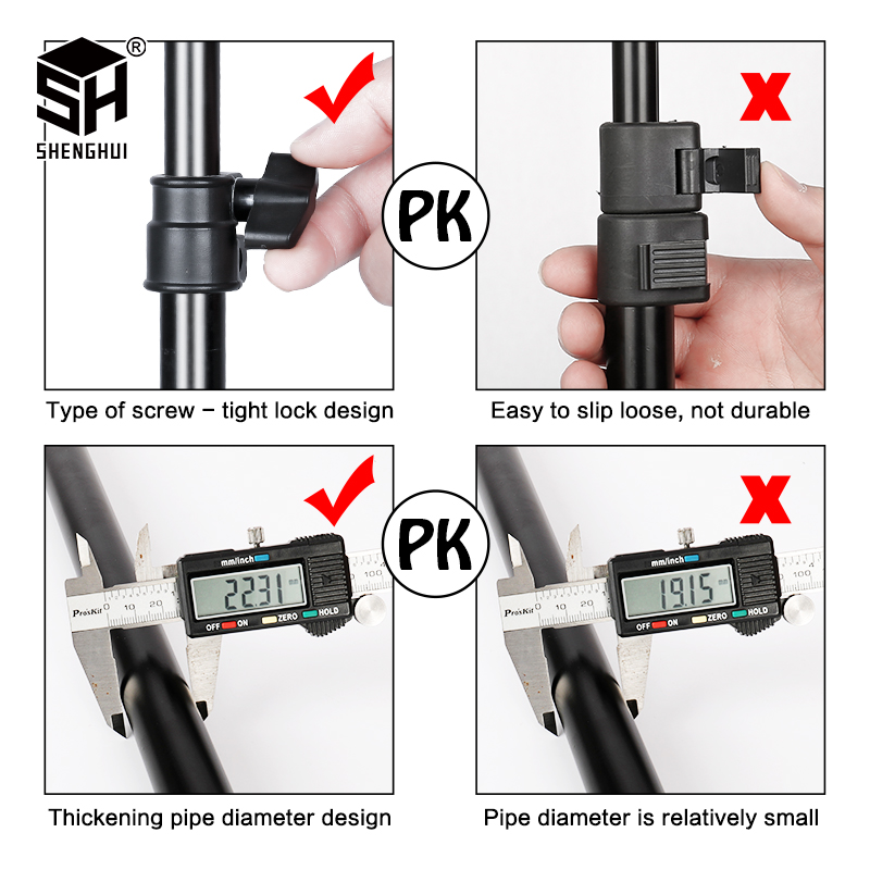 نظام دعم إطار خلفية على شكل حر - مراجعة Photography Backdrop Stand Kit وسعره