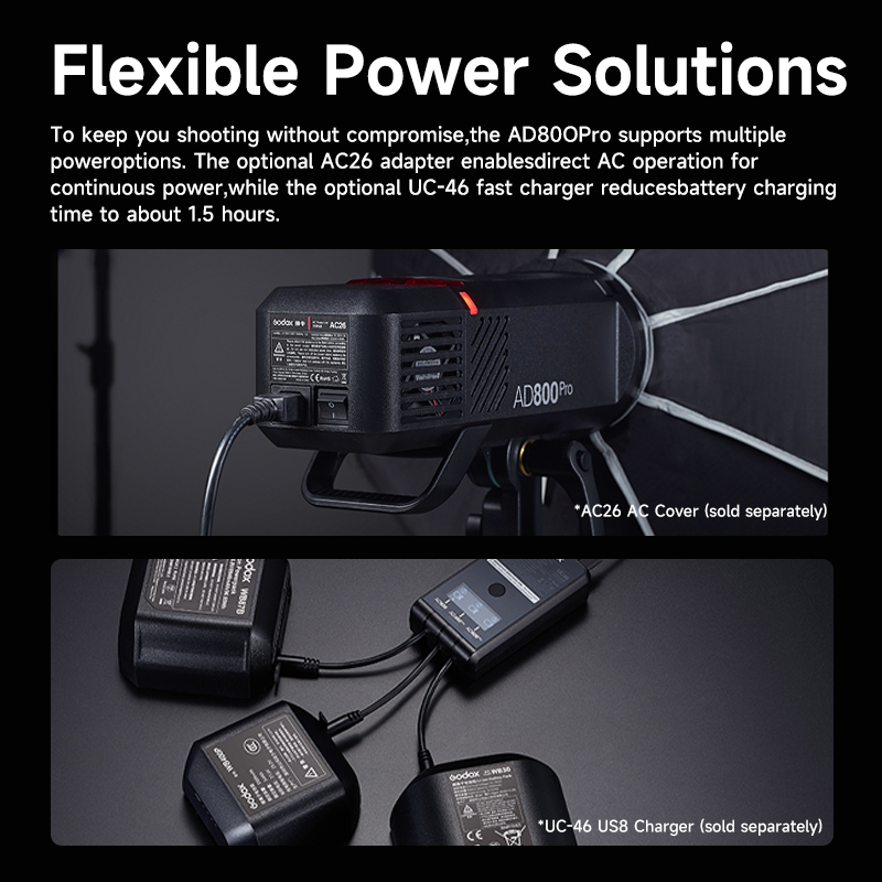 جودوكس AD800 Pro فلاش استوديو  - مراجعة Studio Strobe Hss Ttl وسعره