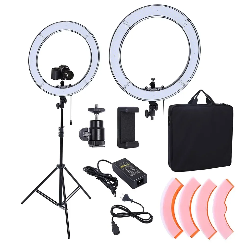 ل 18 بوصة 48 سنتيمتر LED حلقة  - مراجعة Ring Light 18 Inch Studio وسعره