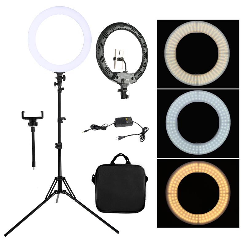 WalkingWay 18 بوصة LED مصباح م - مراجعة Ring Light 18 Inch Studio وسعره