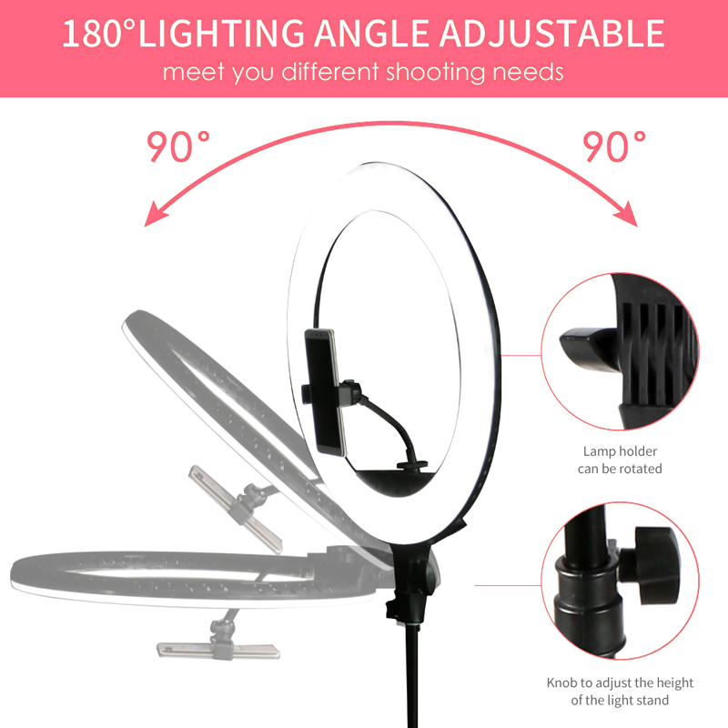 WalkingWay 18 بوصة LED مصباح م - مراجعة Ring Light 18 Inch Studio وسعره
