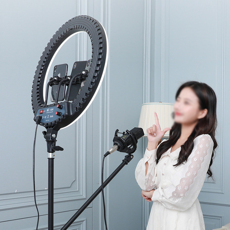 إضاءة حلقية LED للتصوير الفوتو - مراجعة Ring Light 18 Inch Studio وسعره