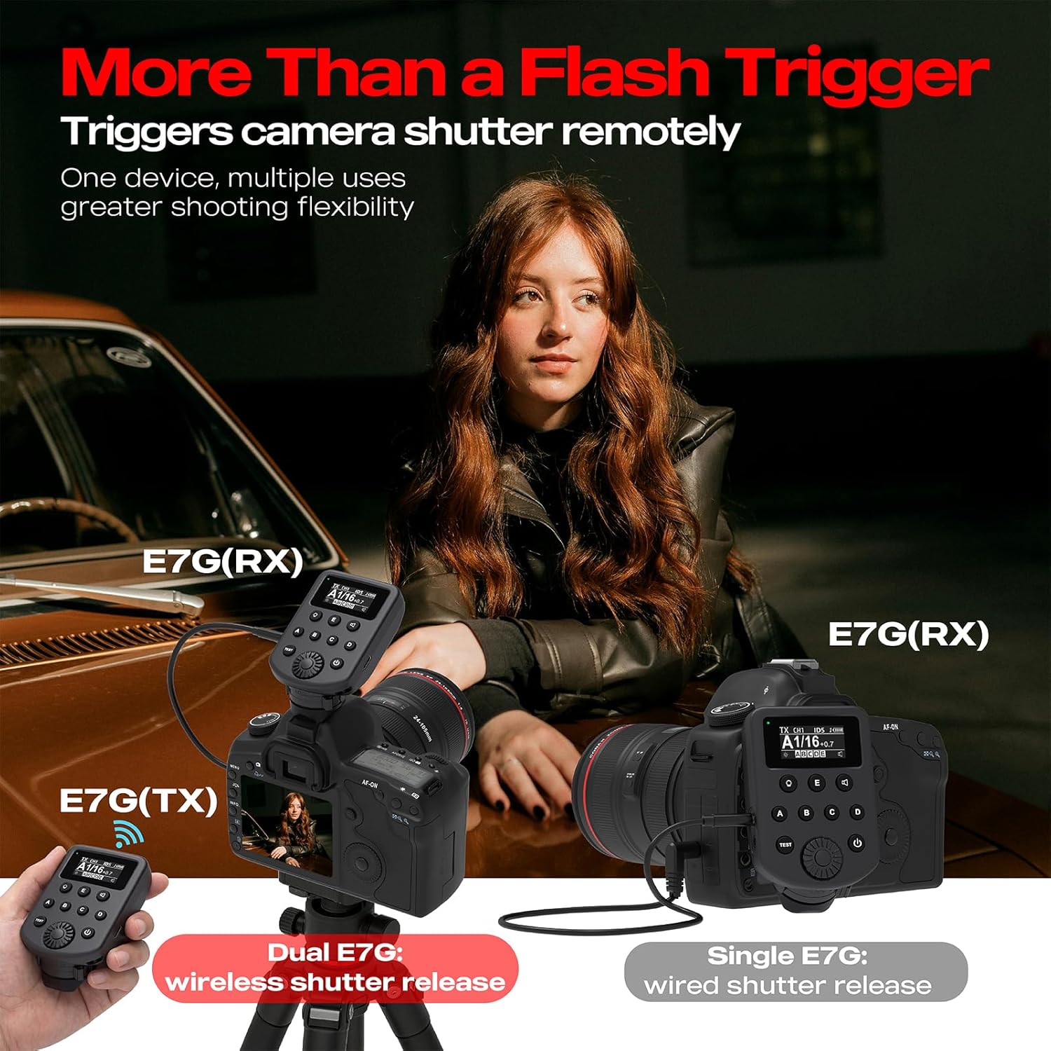 جهاز إرسال واستقبال لاسلكي للف - مراجعة Wireless Flash Trigger 2.4G وسعره