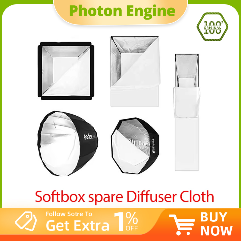 قماش ناشر ضوء احتياطي من Godox - مراجعة Softbox 120Cm Octagon وسعره