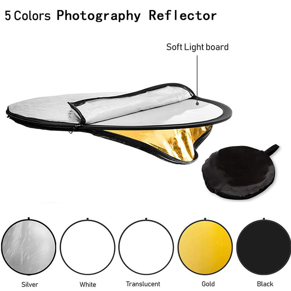 مجموعة عاكسة للتصوير الفوتوغرا - مراجعة Reflector 5 In 1 110Cm وسعره