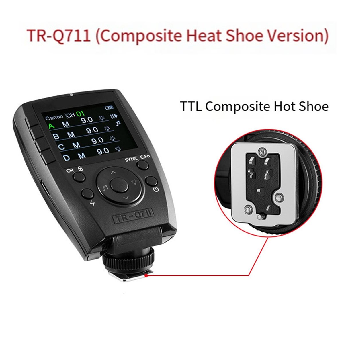 جهاز تحكم عن بعد لاسلكي B21B T - مراجعة Wireless Flash Trigger 2.4G وسعره