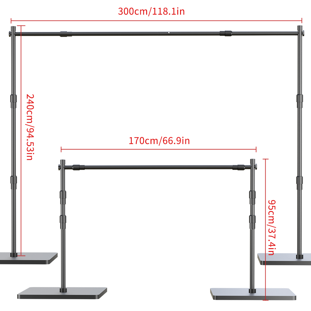 حامل خلفية للتصوير الفوتوغرافي - مراجعة Photography Backdrop Stand Kit وسعره