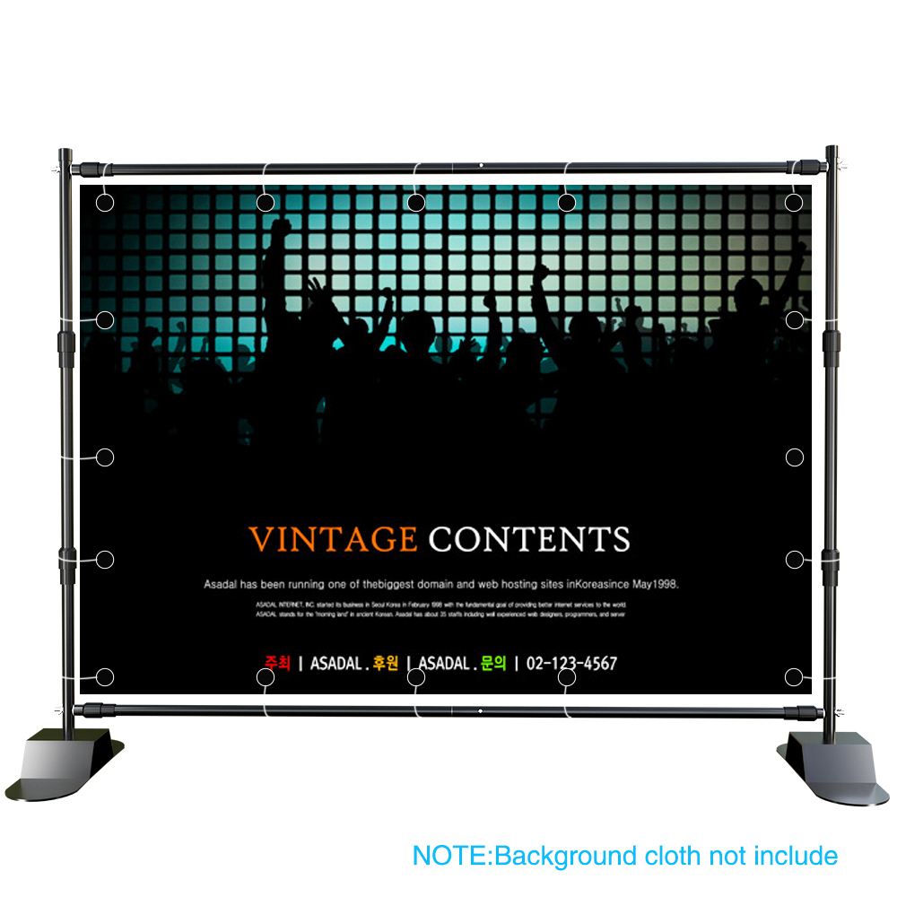 2.4x3M تنوعا الثقيلة خلفية حام - مراجعة Photography Backdrop Stand Kit وسعره