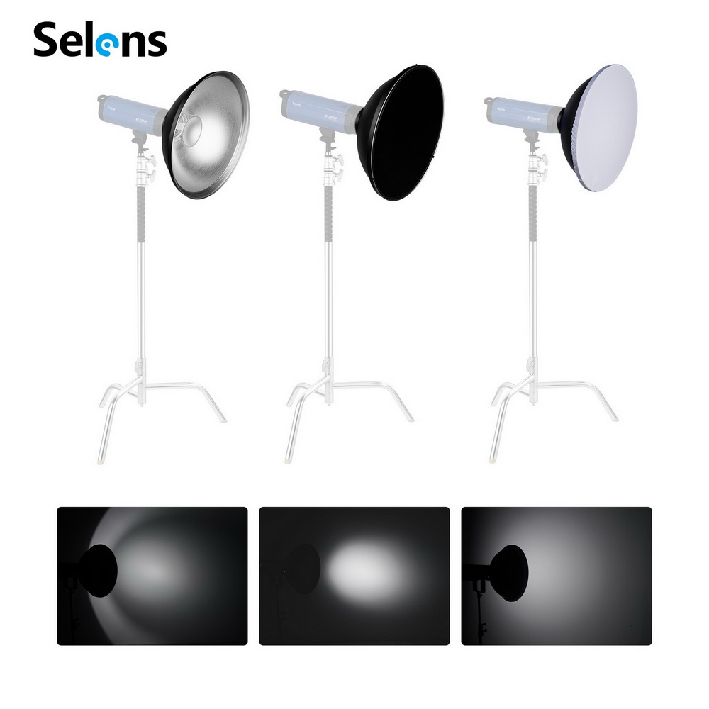 سيلينز 55 سم 22 بوصة طبق إضاءة - مراجعة Beauty Dish 55Cm Studio وسعره