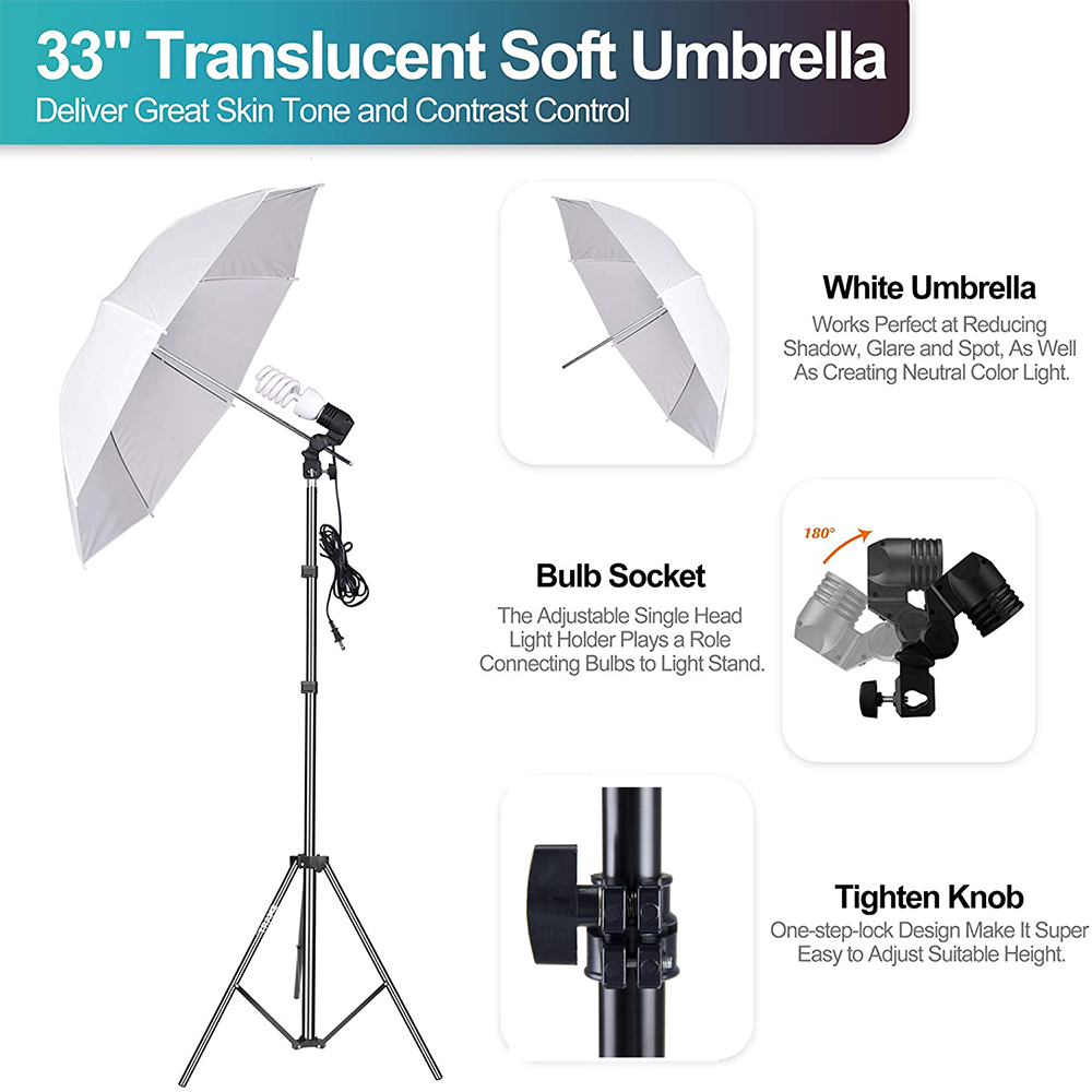 مجموعة معدات استوديو الصور الف - مراجعة Photography Backdrop Stand Kit وسعره