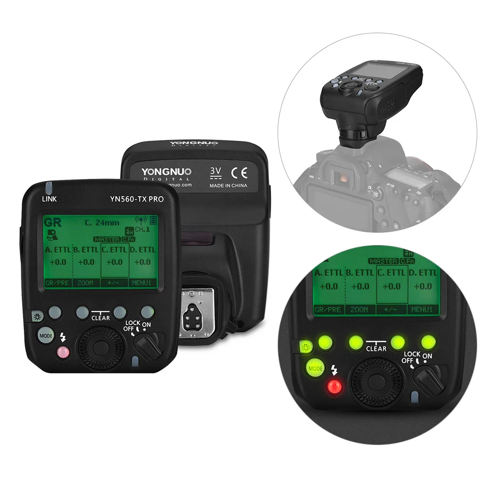 متوفر حاليًا: مشغل فلاش لاسلكي - مراجعة Wireless Flash Trigger 2.4G وسعره