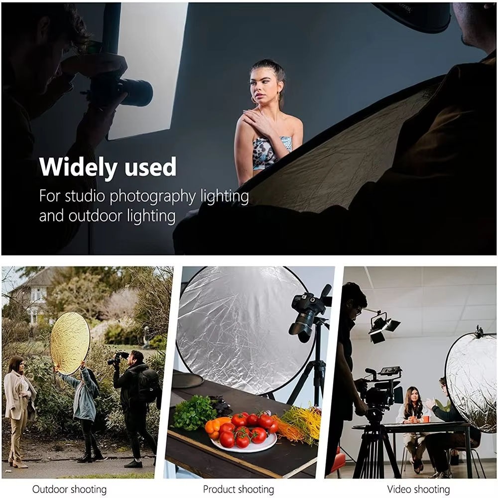 عاكس ضوء محمول قابل للطي 5 في  - مراجعة Reflector 5 In 1 110Cm وسعره