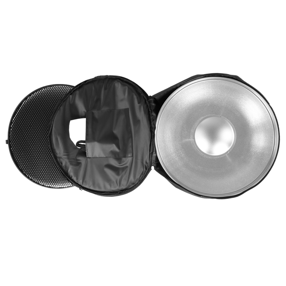 حقيبة حمل جديدة A10R لطبق التج - مراجعة Beauty Dish 55Cm Studio وسعره