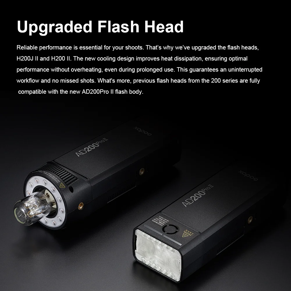 فلاش استوديو Godox AD200pro II - مراجعة Studio Strobe Hss Ttl وسعره
