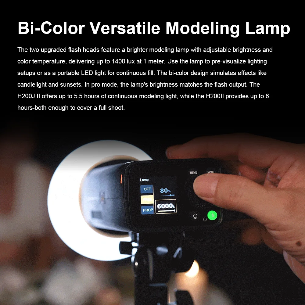 فلاش استوديو Godox AD200pro II - مراجعة Studio Strobe Hss Ttl وسعره