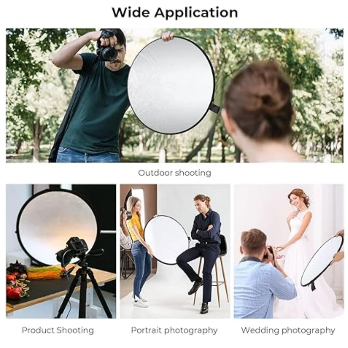 GAINVANE-عاكس للتصوير الفوتوغر - مراجعة Reflector 5 In 1 110Cm وسعره