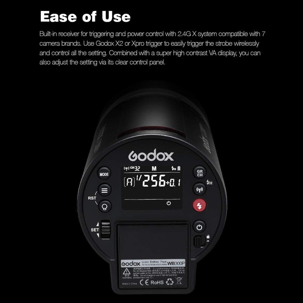 فلاش خارجي Godox AD300Pro بقوة - مراجعة Studio Strobe Hss Ttl وسعره