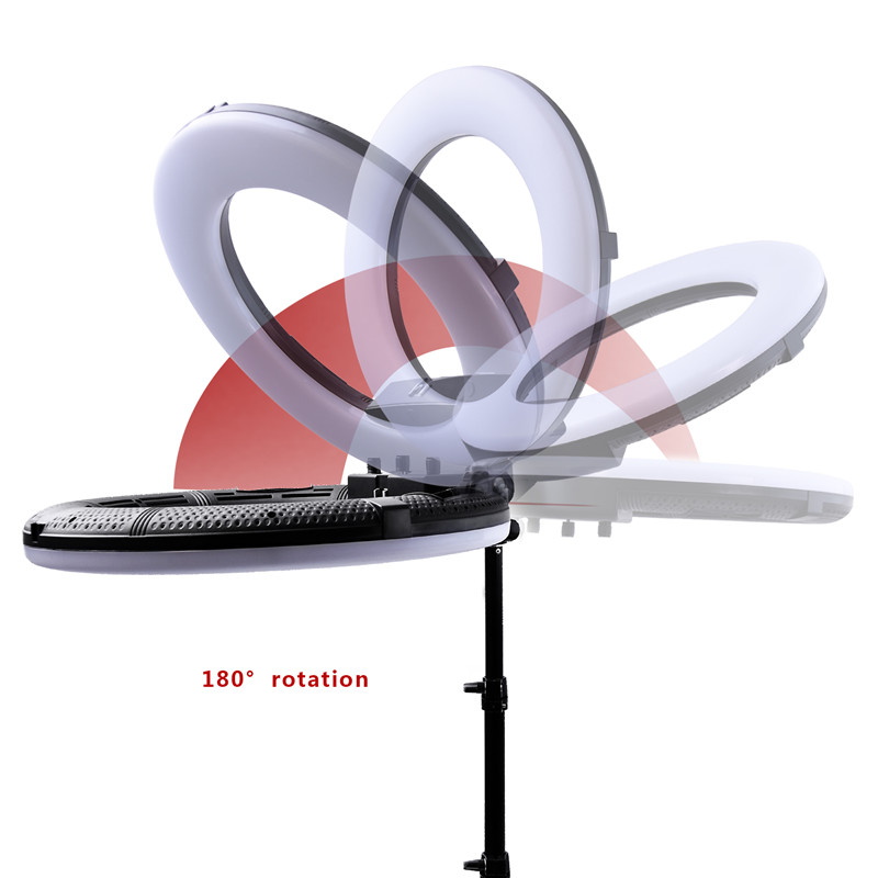Yidoblo 18 بوصة FC480 RGB LED  - مراجعة Ring Light 18 Inch Studio وسعره