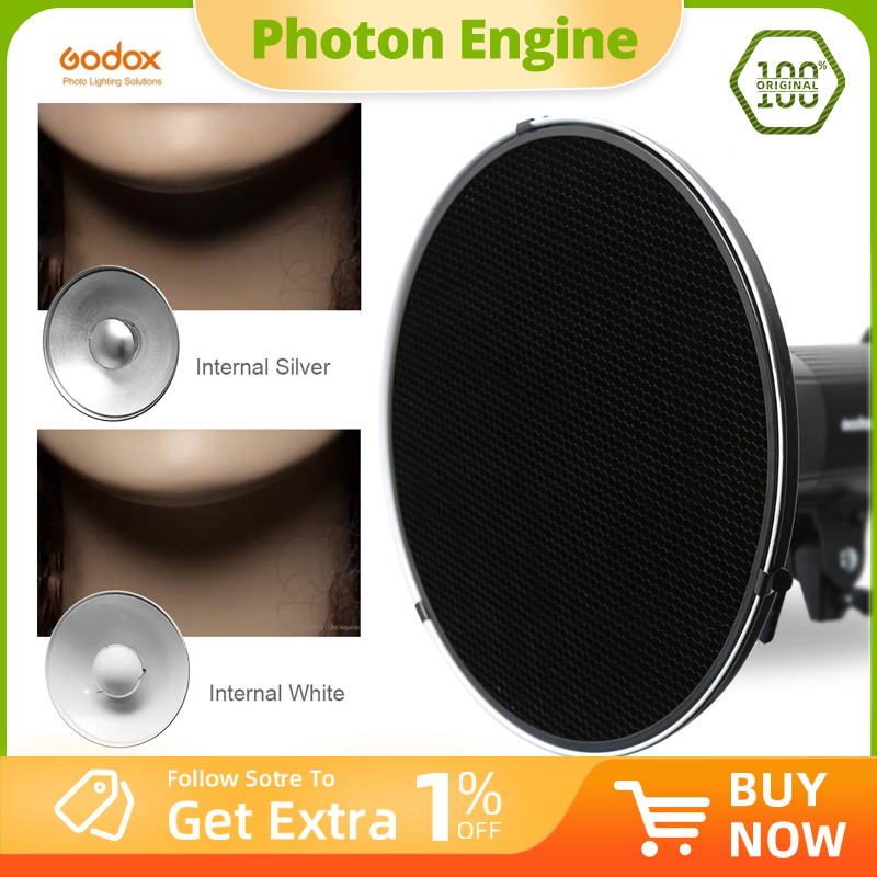 طبق إضاءة استوديو فضي من جودوك - مراجعة Beauty Dish 55Cm Studio وسعره