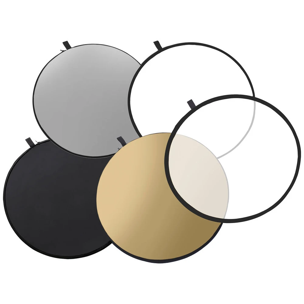 قرص عاكس دائري قابل للطي ، لوح - مراجعة Reflector 5 In 1 110Cm وسعره