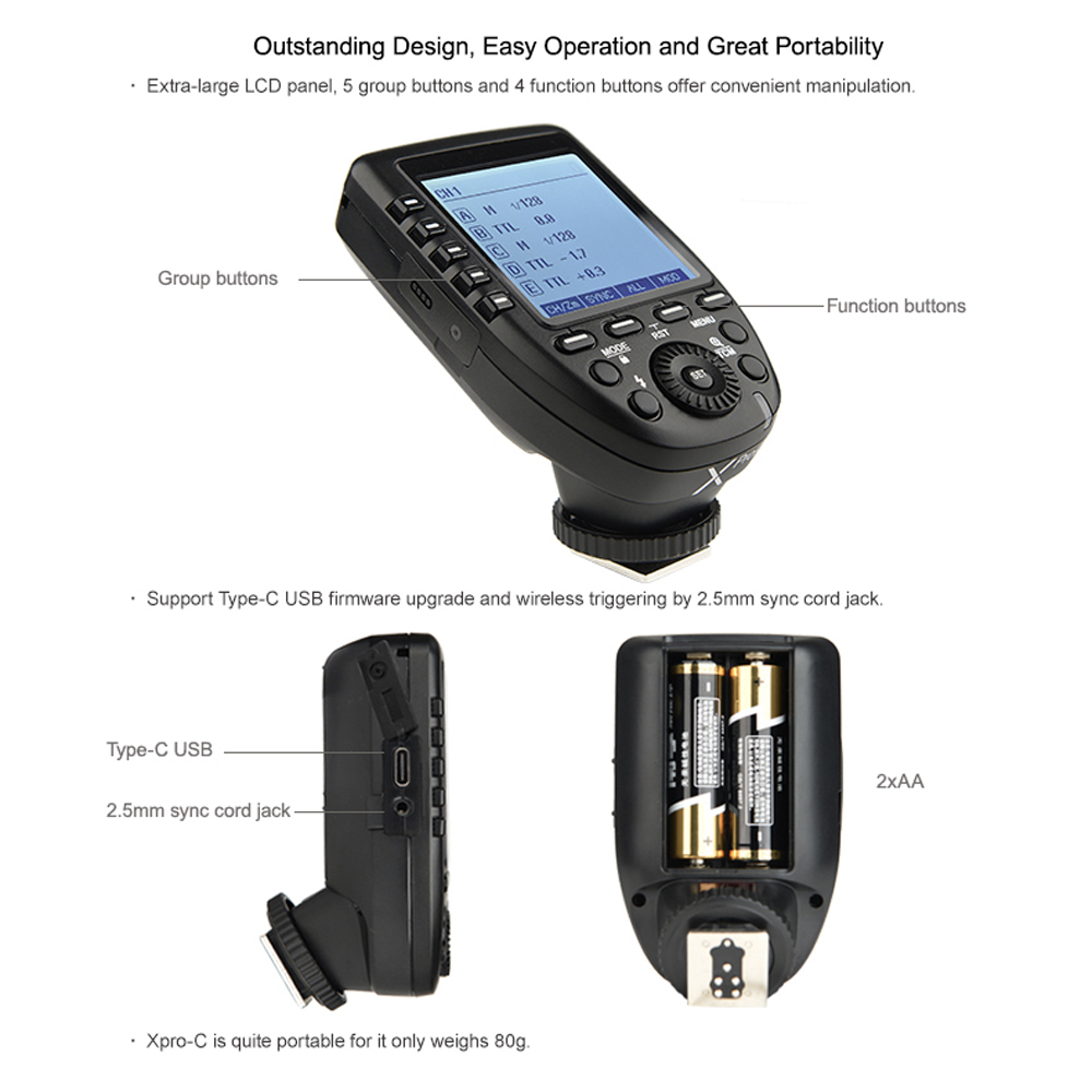 مشغلات فلاش لاسلكية، جهاز إرسا - مراجعة Wireless Flash Trigger 2.4G وسعره