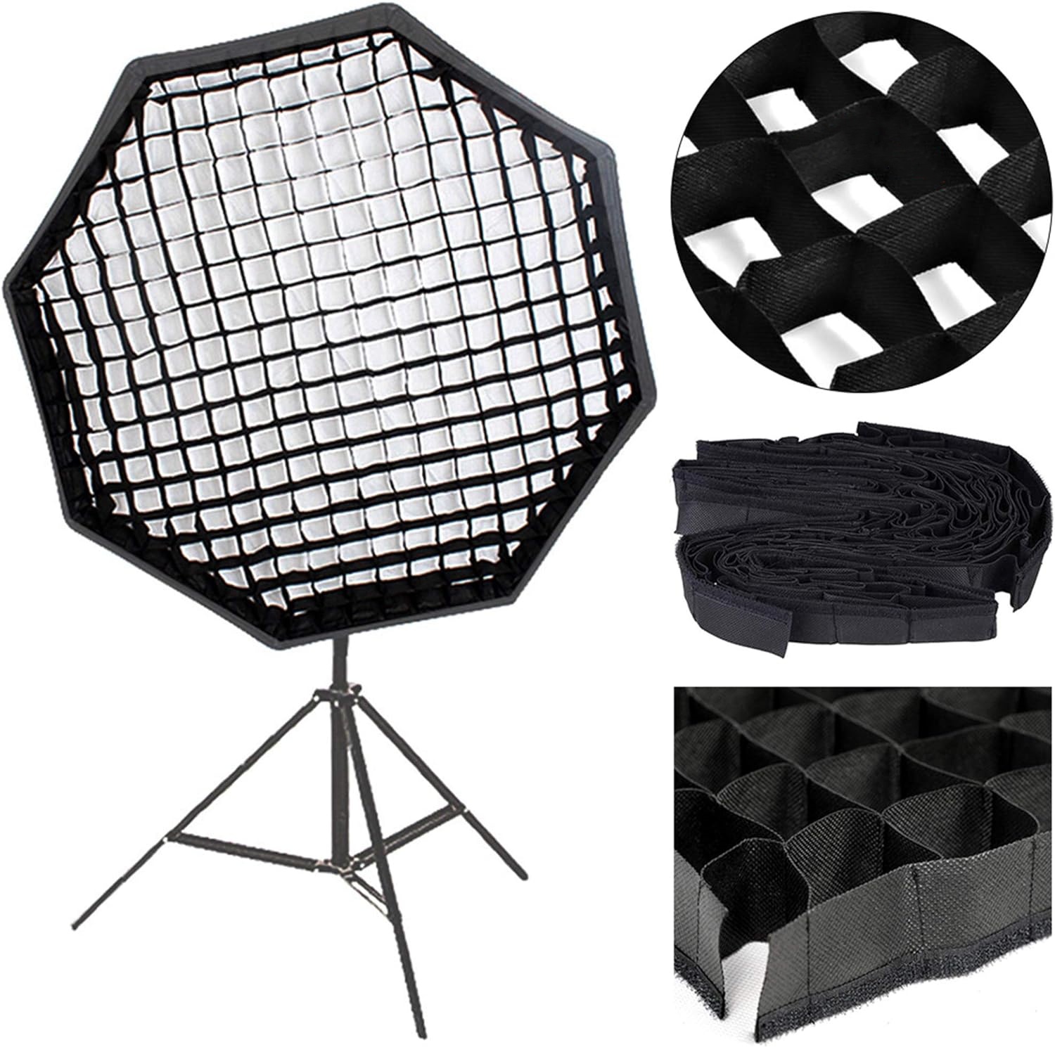 شبكة خلية النحل من تريوبو مقاس - مراجعة Softbox 120Cm Octagon وسعره