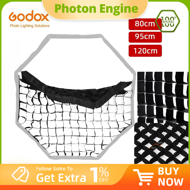 شبكة خلية النحل المثمنة من God - مراجعة Softbox 120Cm Octagon وسعره